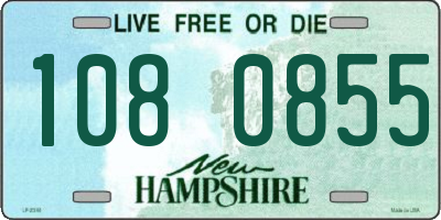 NH license plate 1080855
