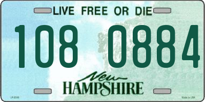 NH license plate 1080884