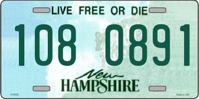 NH license plate 1080891