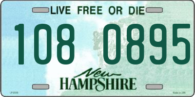 NH license plate 1080895