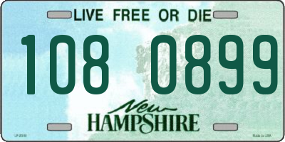 NH license plate 1080899