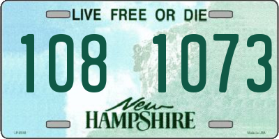 NH license plate 1081073