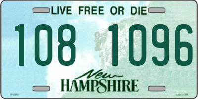 NH license plate 1081096