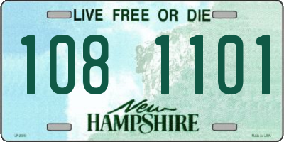 NH license plate 1081101