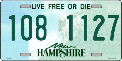 NH license plate 1081127