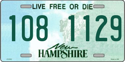 NH license plate 1081129