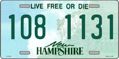 NH license plate 1081131