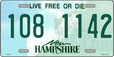 NH license plate 1081142
