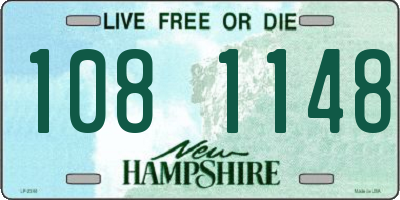 NH license plate 1081148