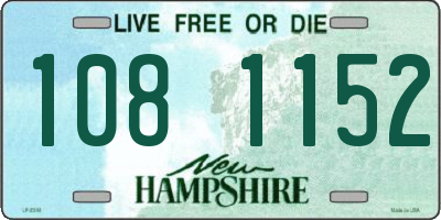 NH license plate 1081152
