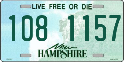 NH license plate 1081157