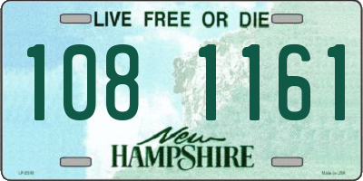 NH license plate 1081161
