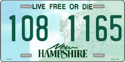 NH license plate 1081165
