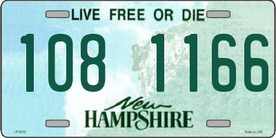 NH license plate 1081166