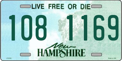 NH license plate 1081169