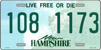 NH license plate 1081173