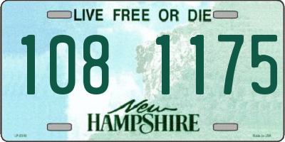 NH license plate 1081175