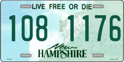NH license plate 1081176