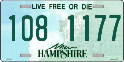 NH license plate 1081177