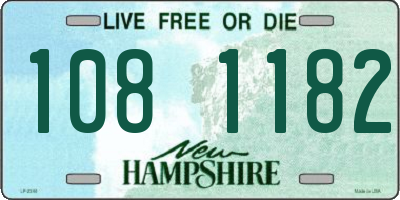 NH license plate 1081182