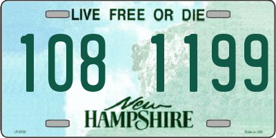 NH license plate 1081199