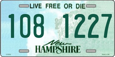 NH license plate 1081227