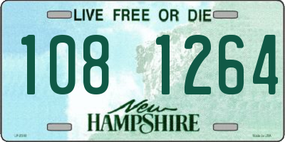 NH license plate 1081264