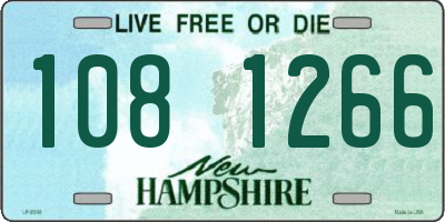 NH license plate 1081266
