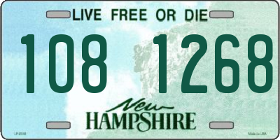 NH license plate 1081268