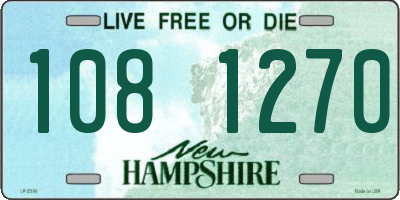 NH license plate 1081270