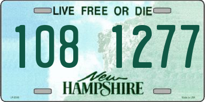 NH license plate 1081277