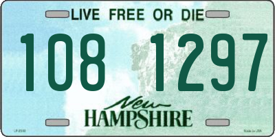 NH license plate 1081297