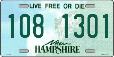 NH license plate 1081301