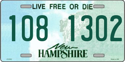 NH license plate 1081302