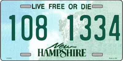 NH license plate 1081334