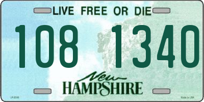 NH license plate 1081340