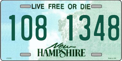 NH license plate 1081348
