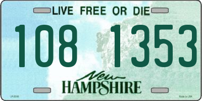 NH license plate 1081353