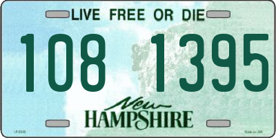 NH license plate 1081395