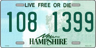 NH license plate 1081399