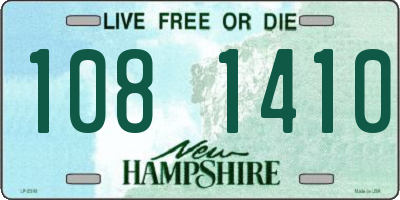 NH license plate 1081410