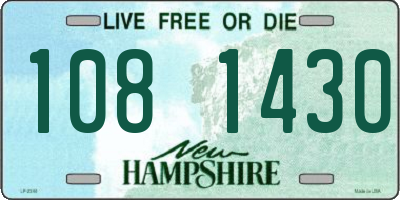 NH license plate 1081430