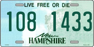NH license plate 1081433