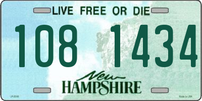 NH license plate 1081434
