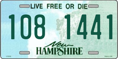 NH license plate 1081441