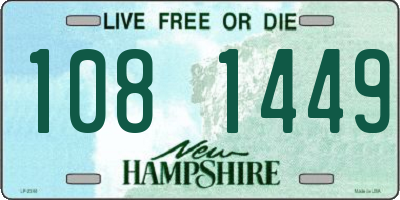 NH license plate 1081449