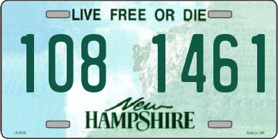 NH license plate 1081461