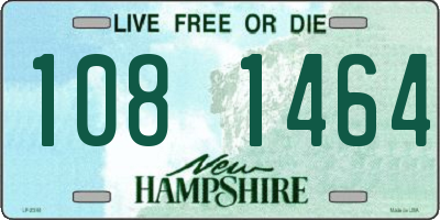 NH license plate 1081464