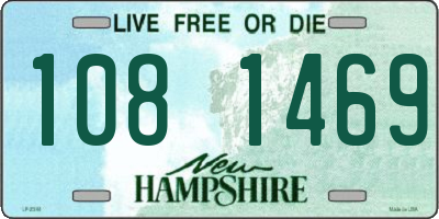 NH license plate 1081469