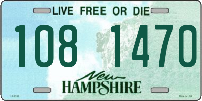 NH license plate 1081470